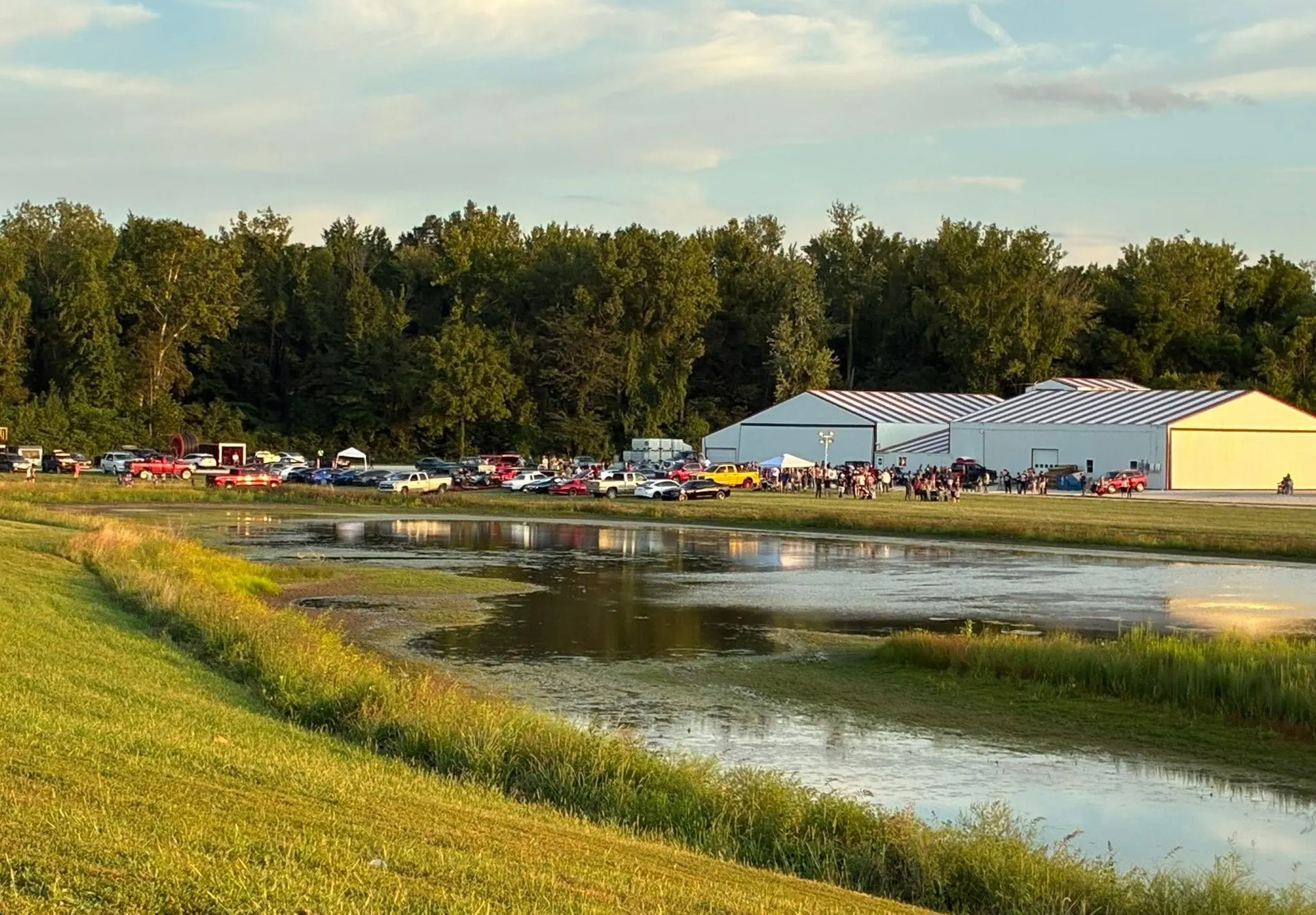 First City Hang Out members and rides at a sunset meet